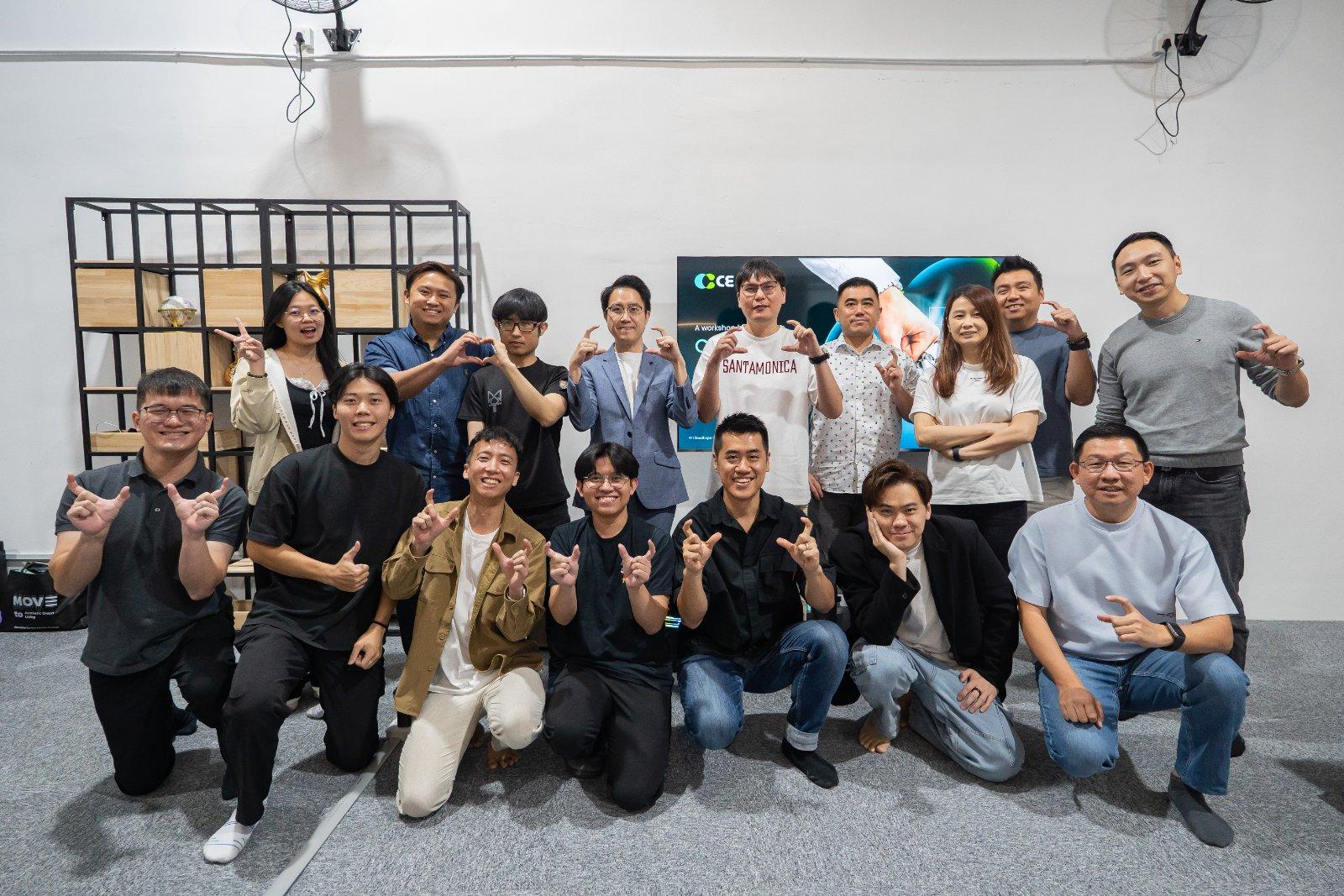 Full cohort group photo at the workshop